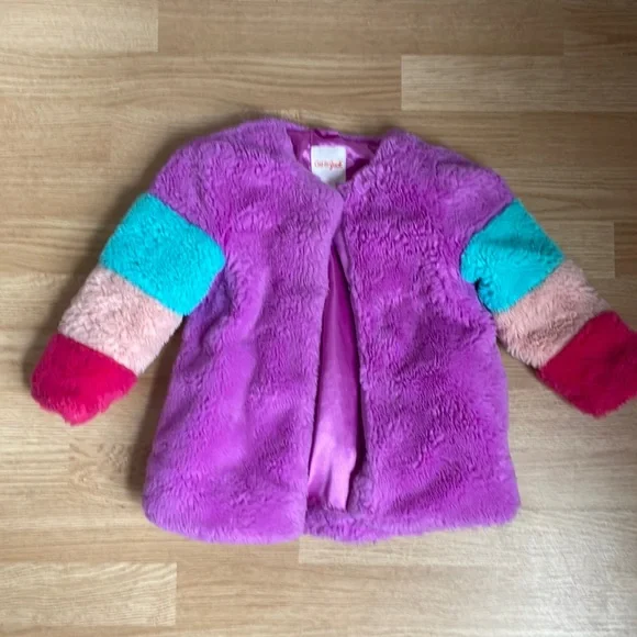 Faux Fur Cat And Jack Fur Vest Faux Fur Cat And Jack Winter Coat